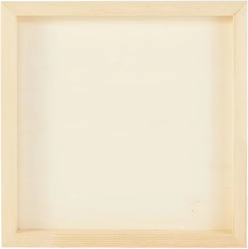 Miniatura 5 de Bright Creations Art Supplies - Paneles de madera para pintar, 10 x 10 pulgadas, 0.83 pulgadas de profundidad de cuna, sin terminar, paquete de 6