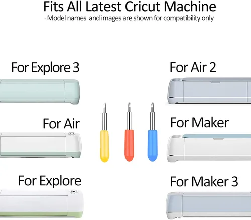 Miniatura 2 de Cuchillas para Cricut Explore Air 2 – 40 unidades de cuchillas de repuesto para máquina de corte Cricut Explore Air 2