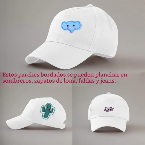 Miniatura 2 de 60 parches bordados de estilos surtidos al azar, parches para coser o planchar, apliques para ropa, pantalones de vestir, sombreros, jeans, flores