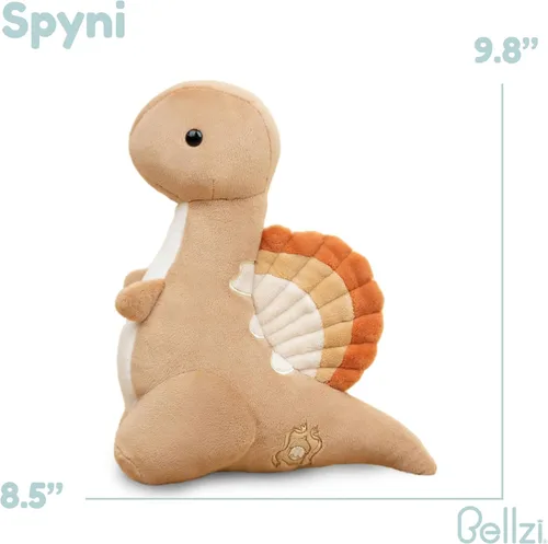 Miniatura 2 de Bellzi Spinosaurus - Lindo juguete de peluche de animal de peluche, adorable juguete suave de spinosaurio y regalos, regalo perfecto para todas