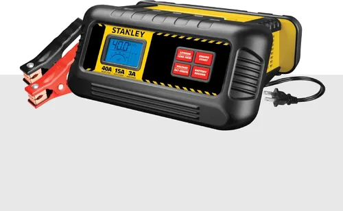 Miniatura 7 de STANLEY BM1S Cargador de batería totalmente automático de 1 amperio/mantenedor de 12 V con abrazaderas de cable y terminales de junta tórica