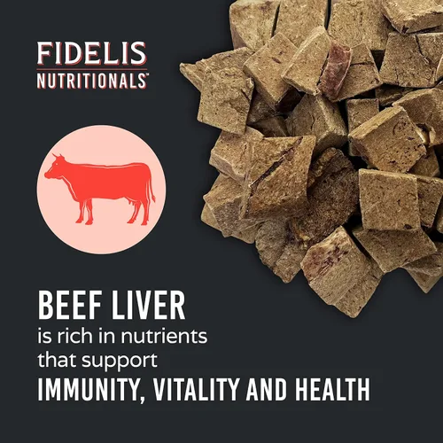 Miniatura 3 de FIDELIS Golosinas crudas liofilizadas para perros pequeños, medianos y grandes, con alto contenido de proteínas, sin gluten, aperitivos saludables