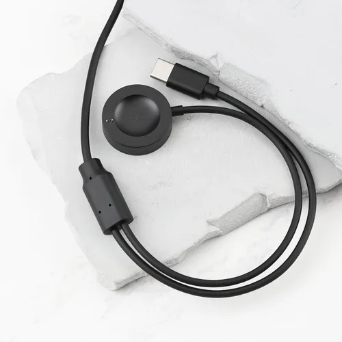 Miniatura 6 de Cable de carga inalámbrico USB 2 a 1 Tpye-C de 3.9 pies compatible con Fossil Gen 6/5/4