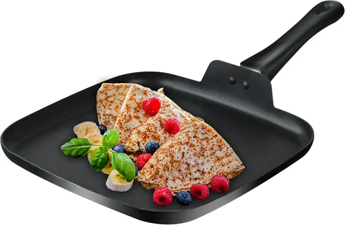 Miniatura 9 de Sartén Antiadherente de 9.5", Sartén Antiadherente para Freír, Sartén Plancha, Apta para Lavavajillas y Horno, Sin PFOA, Sartén Parrilla para Estufa