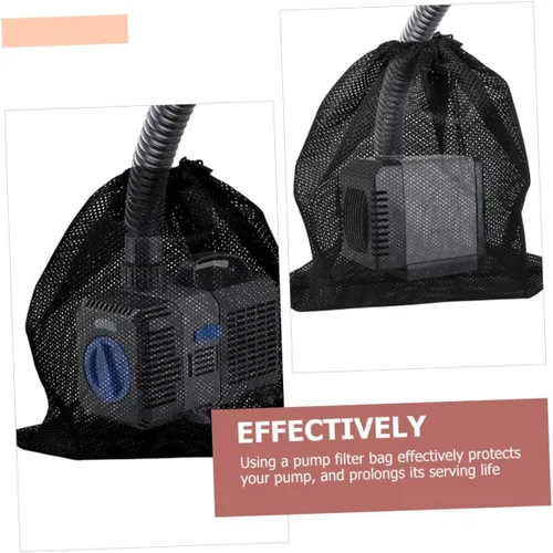 Miniatura 6 de Happyyami Bolsa de filtro de bomba de agua, bolsa de filtro de bomba de malla, bolsa de filtro de bomba de fuente, bolsas de filtro de piscina