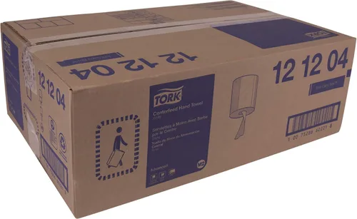Miniatura 10 de Tork Toalla de mano suave Centerfeed blanca M2, alta absorción, 6 x 600 hojas, 121204
