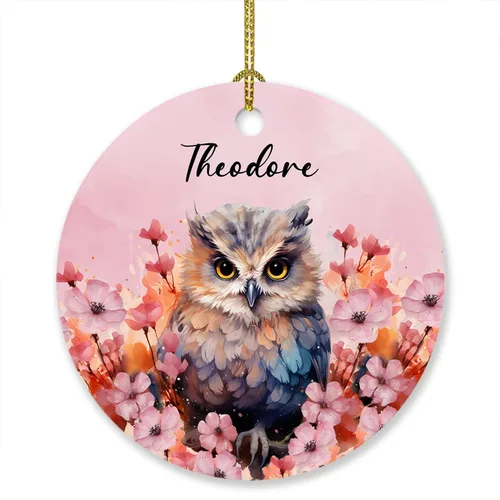 Miniatura 22 de Adorno de elefante de Navidad 2025, lindo adorno de elefante personalizado para árbol de Navidad, adornos de elefantes florales para bebés, regalos