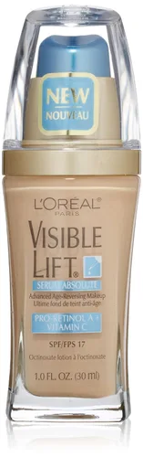 Miniatura 3 de L‘Oreal Paris, serum absoluto, levantamiento visible, antiedad, maquillaje, SP, Beige miel