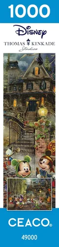 Miniatura 8 de Ceaco - Thomas Kinkade - Disney - Mickey y Minnie Halloween Fun - Rompecabezas de 1000 piezas