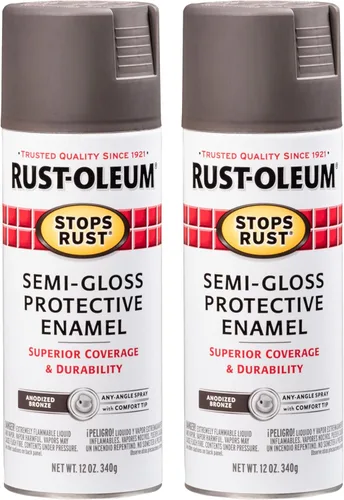 Miniatura 144 de Rust-Oleum 285092 - Pintura en aerosol para prevención del óxido, 12 onzas, transparente satinado Satinado claro