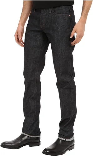 Miniatura 2 de Los hombres de marca sin marca Skinny Indigo Selvedge Jean en UB101