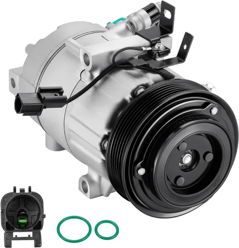 Miniatura 10 de BDFHYK 178324 Compresor de aire acondicionado con embrague compatible con Hyundai Accent 2012 2013 2014 2015 2016 2017 L4 1.6L, compatible con Kia