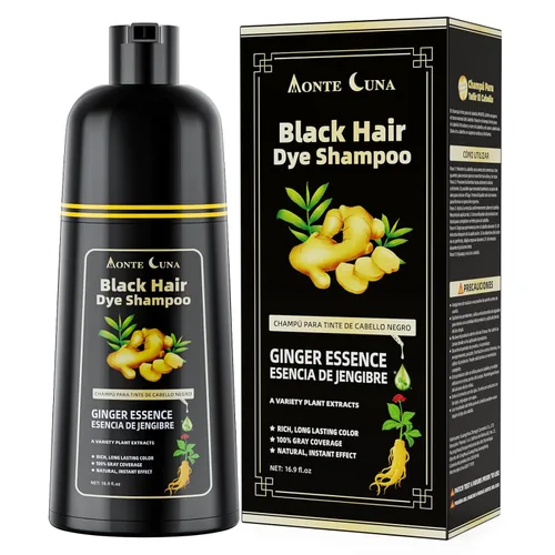 Miniatura 11 de IIIMEIDU Champú para teñir el cabello negro 3 en 1, champú para colorear el cabello natural para cabello gris, tinte para el cabello para mujeres