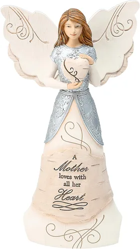 Miniatura 38 de Pavilion Gift Company Elements Daughter - Figura de ángel guardián, 6 pulgadas, color rojo