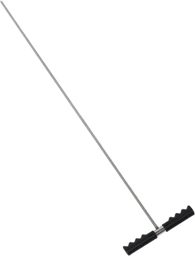 Miniatura 6 de generic 32"-48" Adjustable Stainless Steel Floor Rod 5 Section Septic Tank Tanks Underground Pipe Detection Tool Compaction Tests