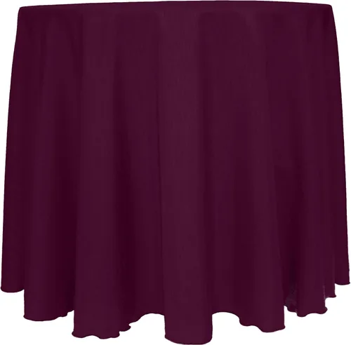 Miniatura 51 de Mantel reversible de satén Shantung de Ultimate Textile Majestic 96" redondo, Satin, Paquete de 2