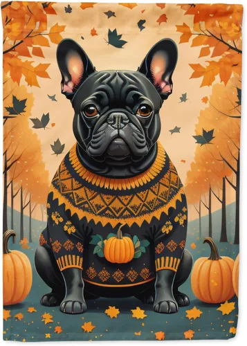 Miniatura 21 de Caroline's Treasures DAC1001GF Affenpinscher - Bandera decorativa para jardín de otoño, decoración para patio exterior, patio, parterres