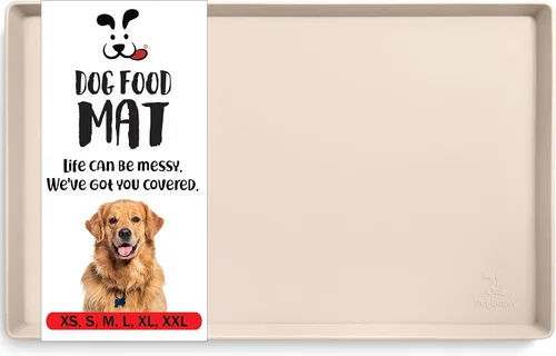 Miniatura 9 de DogBuddy Tapete de comida para perros – Tapete impermeable para comida y agua, tapete de silicona para alimentación de mascotas para pisos, mantel