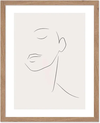 Miniatura 46 de Poster Master Póster de cara de mujer, impresión de dibujo de línea, arte moderno, arte de boceto, arte de pared de esquema, regalo para hombres