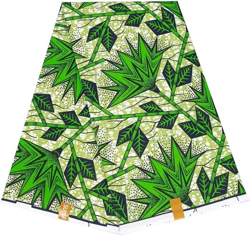Miniatura 10 de BintaRealWax Tela africana de 6 yardas de tela tribal con estampado de cera vintage Ankara para coser vestido de fiesta