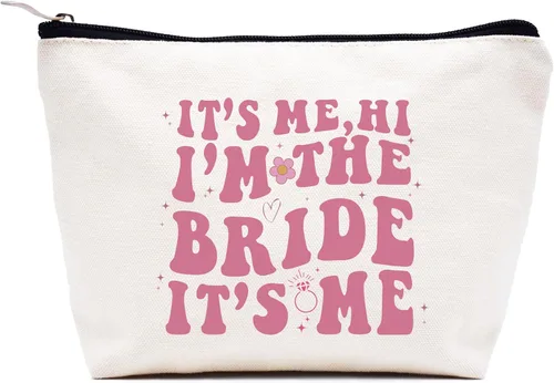 Miniatura 9 de LIBIHUA Obtener regalo de boda - Bolsa de maquillaje bolsa de cosméticos bolsa de viaje, Beige, 10-En Mi Madre del Pájaro