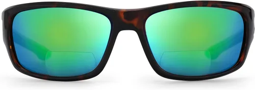 Miniatura 8 de KastKing Ellijay Gafas de Sol Bifocales Polarizadas, Ampliación Bi-Focal x1.5 x2.0 x2.5, Gafas de Sol Deportivas Wrap para Lectura