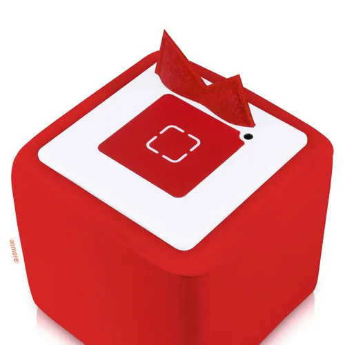 Miniatura 2 de Funda para Toniebox, con tapa para orejas Tonie, resistente a las manchas, color rojo