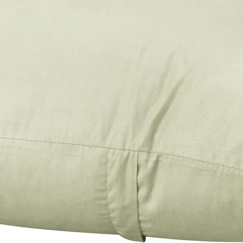 Miniatura 7 de Thmyo - Paquete de 4 fundas de almohada decorativas de 100 % algodón para lumbar, cómodas, sólidas, para Navidad/Halloween, fundas de cojín Blanco