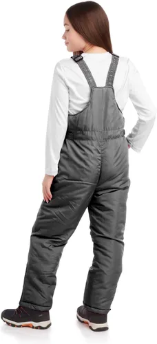 Miniatura 6 de Babero de nieve para niños Unisex para niños y niñas con aislamiento impermeable pantalones de nieve para esquísnowboard (2T-18)