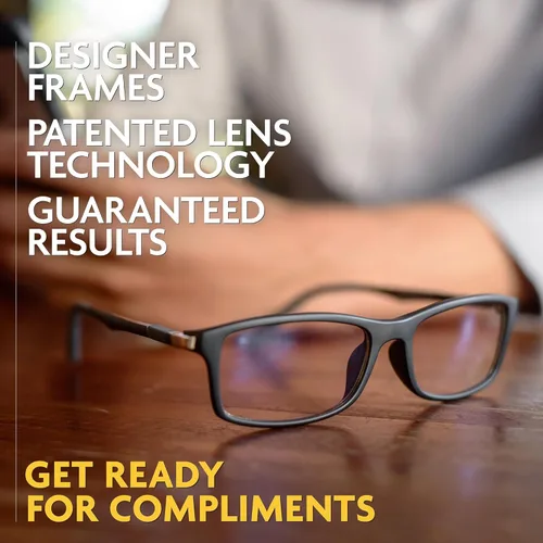 Miniatura 7 de Prospek Lentes de lectura de luz azul para hombres y mujeres, para uso en computadora, protección de luz azul, lente transparente de 0 a +3.0 Gris