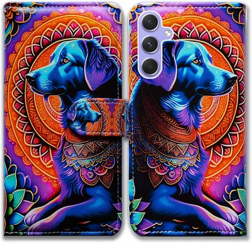 Miniatura 11 de Bcov Funda para Galaxy A54, diseño de pájaro negro y verde con tapa para teléfono con ranura para tarjeta y soporte para Samsung Galaxy A54 5G