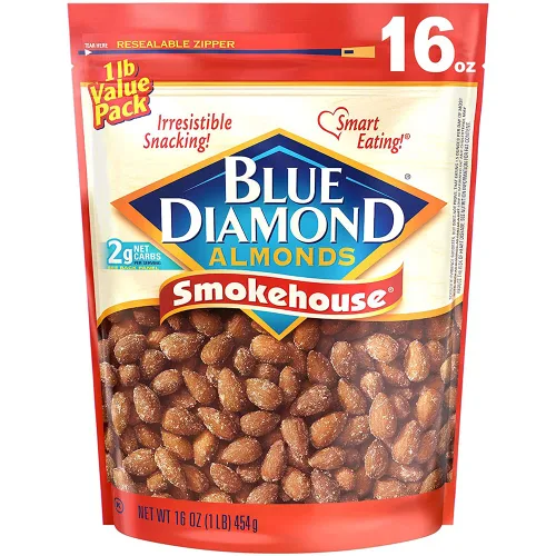 Miniatura 20 de Blue Diamond Almonds, Almendras espolvoreadas de cacao asadas al horno, 14 onzas