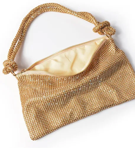 Miniatura 4 de RichCoco Monederos de noche con diamantes de imitación para mujer, bolsos hobo elegantes y brillantes de cristal brillante para fiesta club