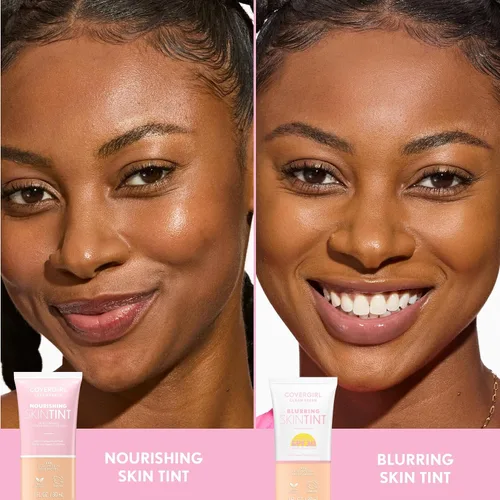 Miniatura 10 de COVERGIRL Clean Fresh Tinte para piel nutritivo, 550 Claro/Medio, base líquida, acabado húmedo, infundido con coco y aloe, fórmula vegana 550