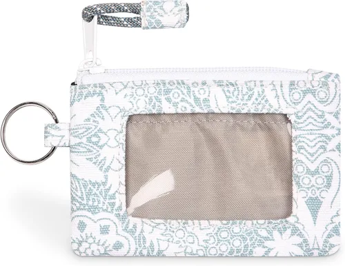 Miniatura 57 de KAVU Stirling Cartera delgada de lona de algodón con cremallera de doble cara
