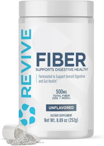 Revive Suplemento de fibra MD para la salud digestiva e intestinal – 0.18 oz de fibra dietética que apoya un sistema digestivo saludable con cáscara