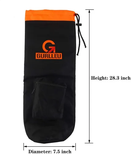 Miniatura 2 de IORMAN Paintball Air Tank Cylinder Carrier bolsa bolsa bolsa mochila