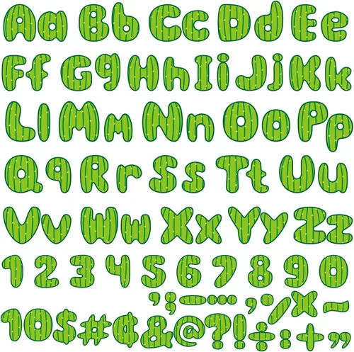Miniatura 24 de 260 piezas de letras en blanco y negro para tablón de anuncios de aula, paquete combinado de letras de 4 pulgadas, juego de puntos y rayas