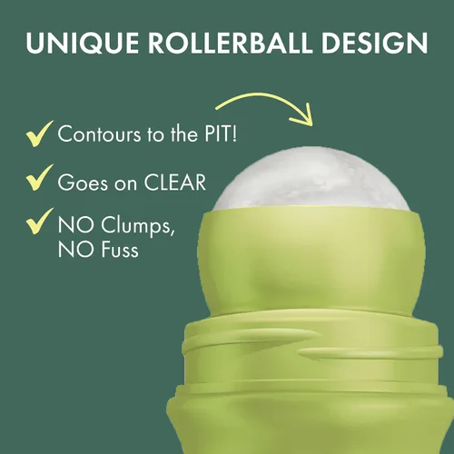 Miniatura 7 de Ban Desodorante Antitranspirante Roll-on Invisible para Mujeres y Hombres, Protección contra Olor y Sudor de Axilas de 24 Horas, Satin Breeze, 3.5