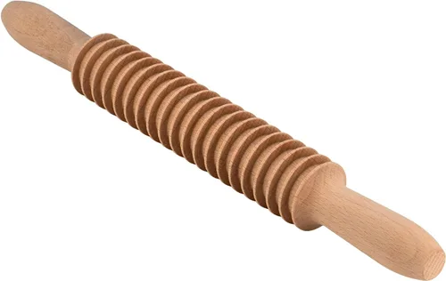 Lápiz rodante de madera de haya de 7mm para pasta Fettuccine, cortador de tallarines, rodillo de rejilla de fideos, cortador de masa, lápiz rodante