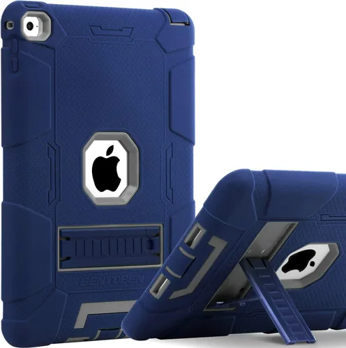Miniatura 12 de BENTOBEN Funda para iPad Air 2, híbrida a prueba de golpes, con función atril, resistente a los golpes, a prueba de caídas, para iPad Air 2