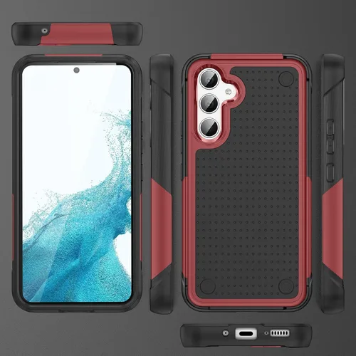 Miniatura 4 de Asuwish Funda protectora para Samsung Galaxy A54 5G con protector de pantalla de vidrio templado y accesorios de celda protectora de doble capa