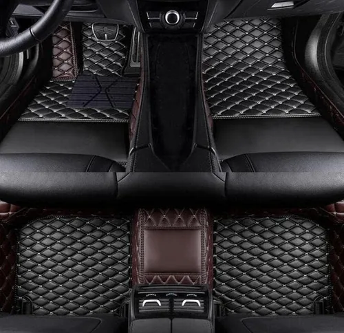 Miniatura 26 de Alfombrillas de cuero personalizadas para automóvil, impermeables, antideslizantes, adecuadas para automóviles, SUV, camionetas, lindos tapetes