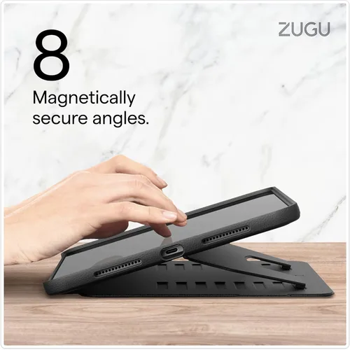 Miniatura 5 de ZUGU CASE Funda para iPad de 7ª / 8ª / 9ª generación de 10.2 pulgadas (2021/2020/2019), protectora, delgada, diseño elegante, soporte magnético, Pino