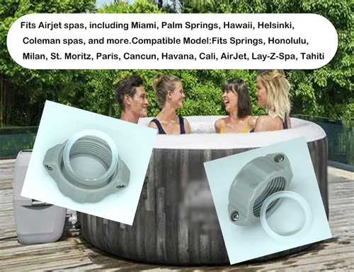 Miniatura 2 de Sustituye Coleman Lay-Z-Spa A Acoplamiento Bomba Adaptador de Inflación Tornillo Sello de Goma Anillo O P61514, A Sellos Juntas Arandelas