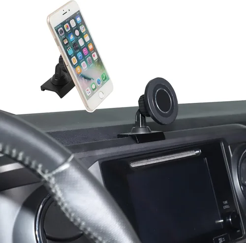 Miniatura 8 de Lcojicep Soporte de teléfono para consola central de automóvil compatible con Toyot@Tacoma 2016-2022, control central, navegación, lado izquierdo