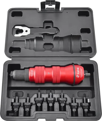 Miniatura 3 de Kit de adaptador de tuerca de remache para taladro ADN14 de Astro Pneumatic Tool y kit de adaptador de tuerca de remache ADN38 XL - Capacidad de 3/8