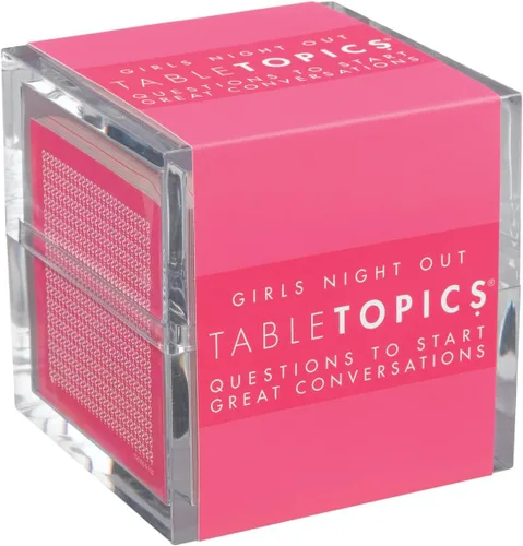 TableTopics Juego de Tarjetas de Preguntas para Noche de Chicas - 135 Tarjetas para Iniciar Conversaciones Picantes, Juego de Noche de Chicas para