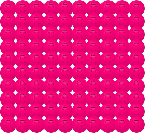 Franklin Sports X-40 pelotas de Pickleball al aire libre - Bola oficial del Pickleball de EE. UU., APP Tour + US Open - Tamaño reglamentario Rosa