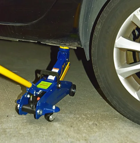 Miniatura 7 de A A IN Gato de piso resistente de 2 toneladas,Gato hidráulico de servicio de carretilla de perfil bajo,Azul